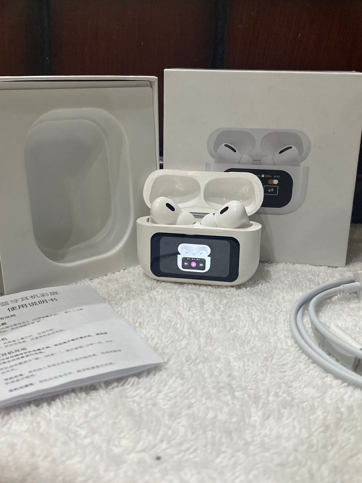 A9 Pro Earbuds with ANC & LED Display - the makoza hub