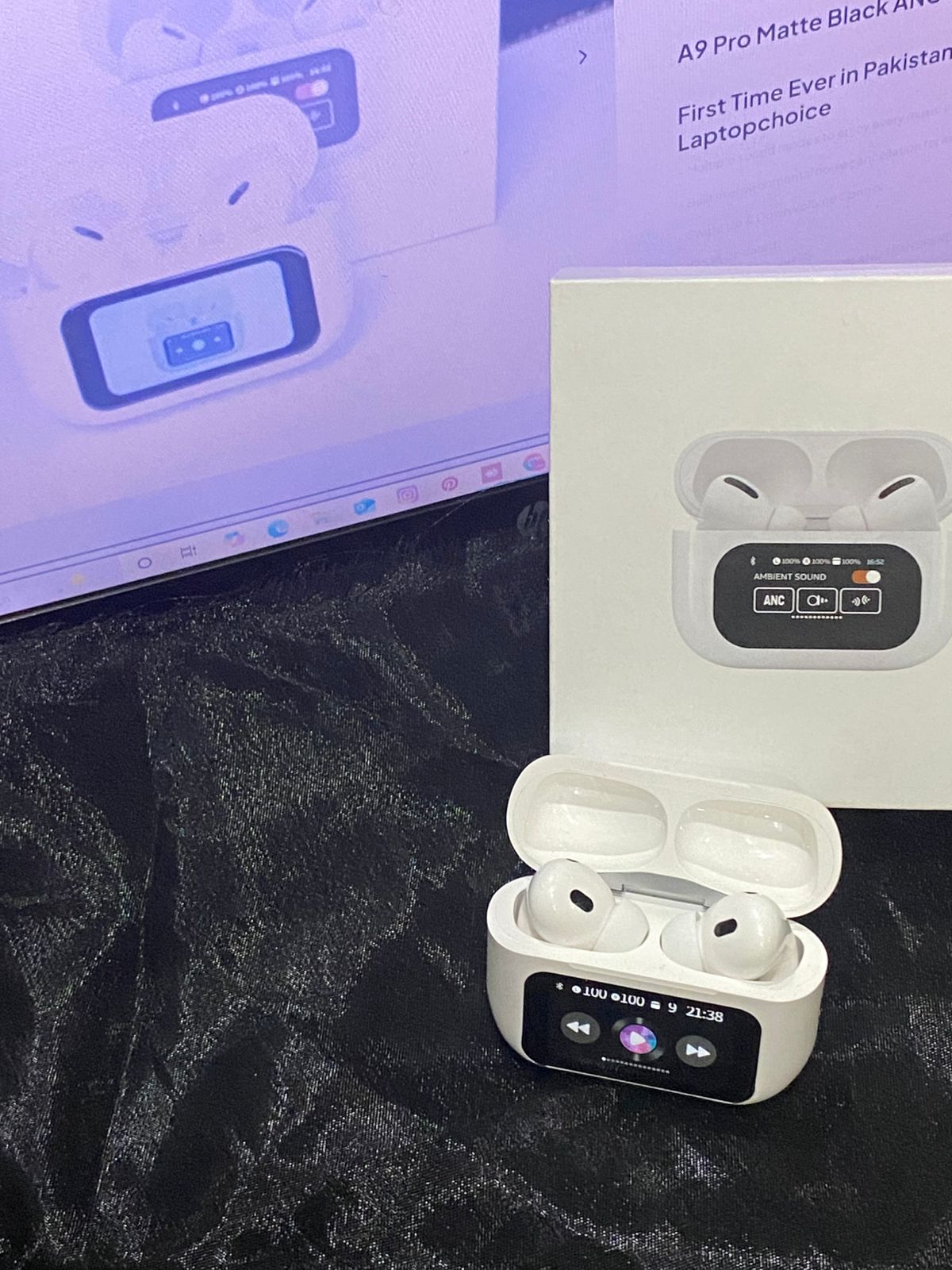A9 Pro Earbuds with ANC & LED Display - the makoza hub