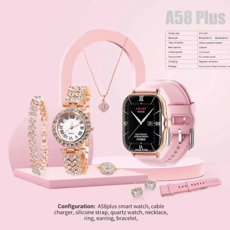 A58 Plus Smart Watch | Watch For Girl - the makoza hub